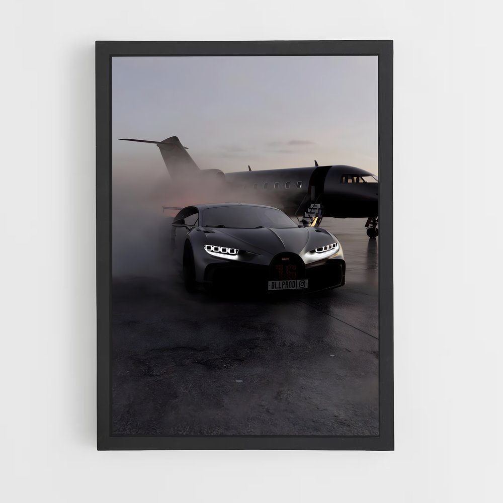 Poster Chiron sport – affiche Bugatti (vue 2)